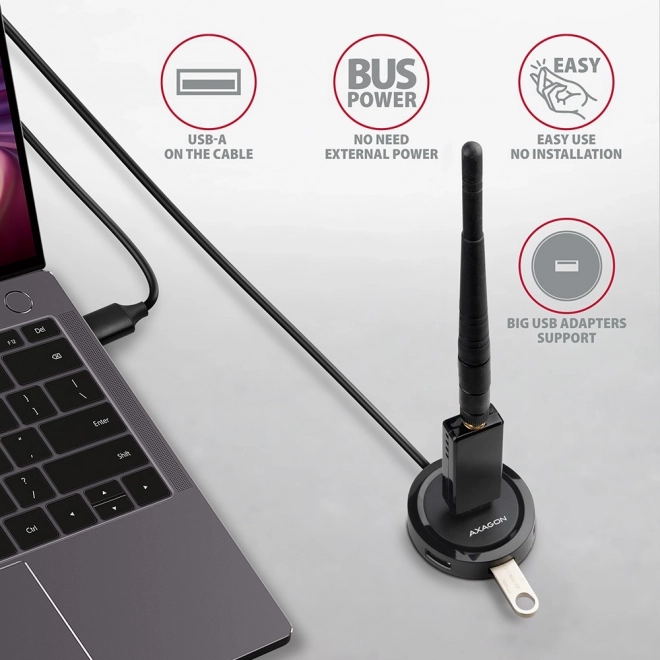Hub USB 4 ports USB 3.2 Gen 1 rond