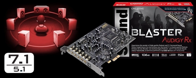 Carte son interne SB Audigy RX