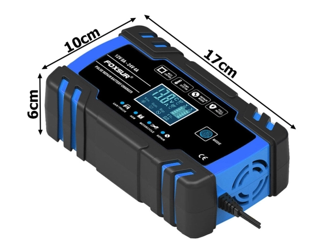 Chargeur automatique de voiture avec fonction de réparation 12V 24V
