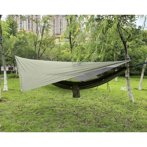 Hamac de randonnée avec moustiquaire et bâche 260x140 cm