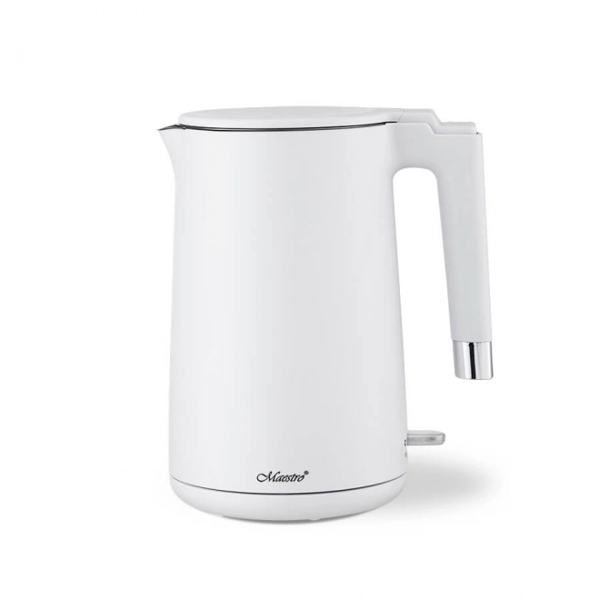 Bouilloire électrique Maestro blanche 1,7 l 1800 W