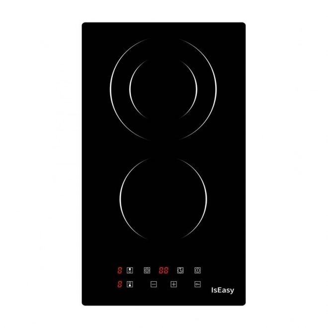 Cuisinière vitrocéramique électrique à double zone IsEasy
