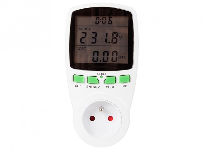 Wattmètre avec éclairage LED