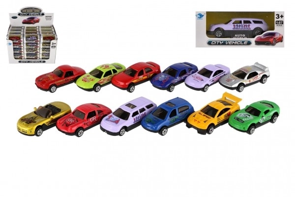 Modèle de voiture en métal 7 cm - mélange varié
