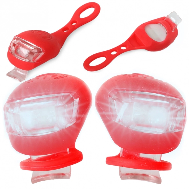 Lumières LED de vélo en silicone étanche