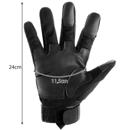 Gants tactiques XL- noirs Trizand 21770