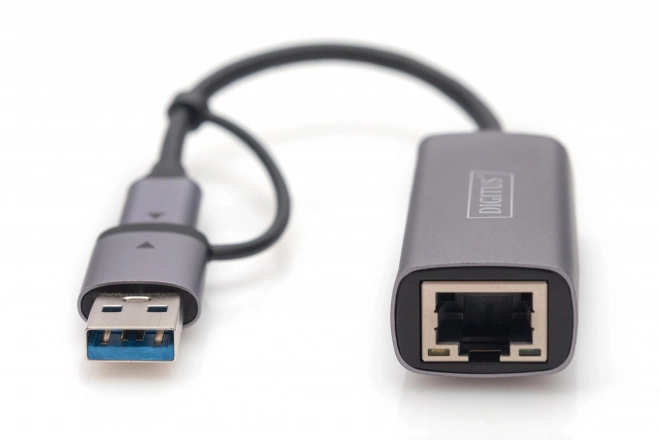 Adaptateur Digitus USB-C à USB-A vers RJ45 2,5 Gigabit Ethernet
