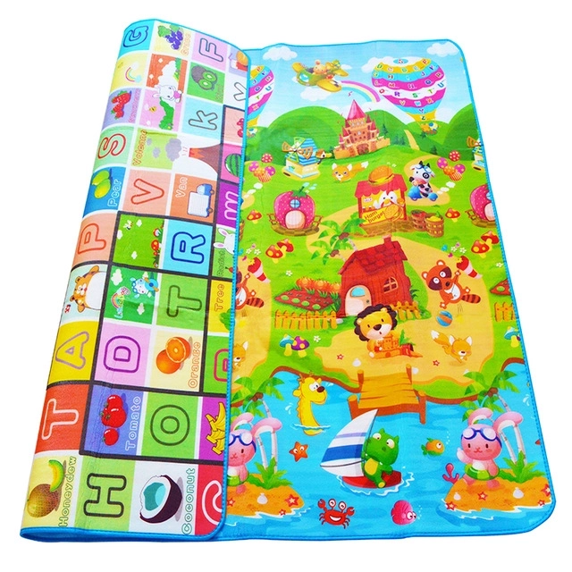 Tapis de jeu en mousse éducatif double face 180x120 cm