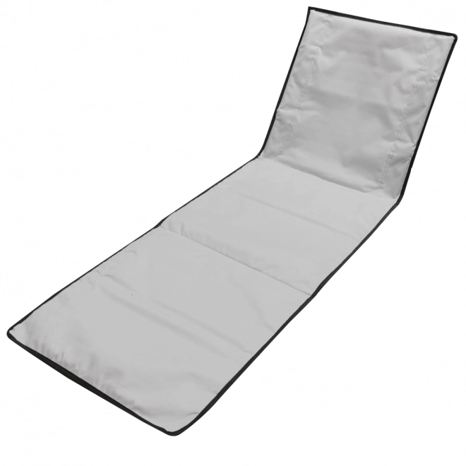 Tapis de plage avec dossier Transat de plage pliable gris