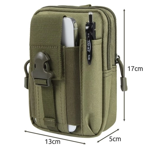 Sac banane tactique + ceinture verte Trizand 24322