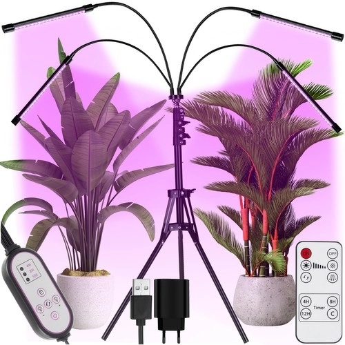 Lampe 20 LED 4 pcs. pour la croissance des plantes Gardlov 19388
