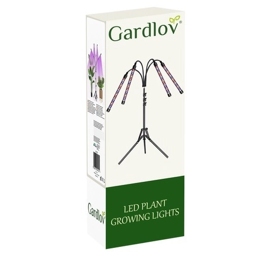 Lampe 20 LED 4 pcs. pour la croissance des plantes Gardlov 19388