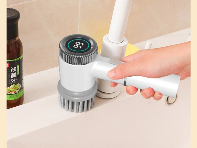 Brosse rotative électrique sans fil de nettoyage