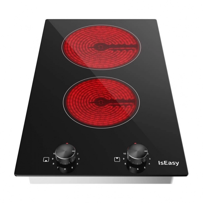Cuisinière à induction double zone IsEasy avec boutons