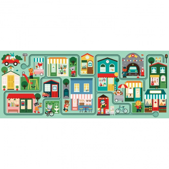 Labyrinthe et puzzle Ville pour enfants de Petit Collage