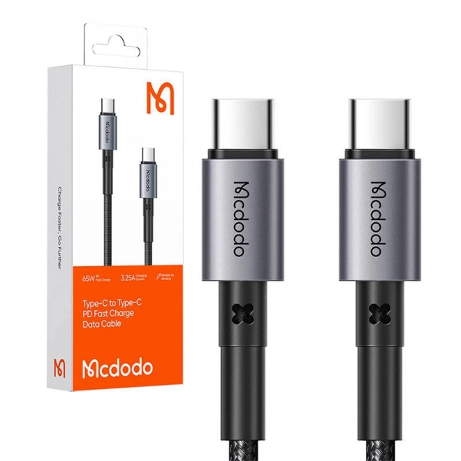 Câble USB-C vers USB-C 65W 1,5 m noir