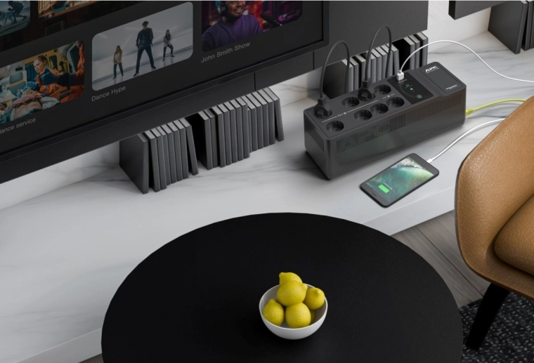 Charge rapide via USB A + C