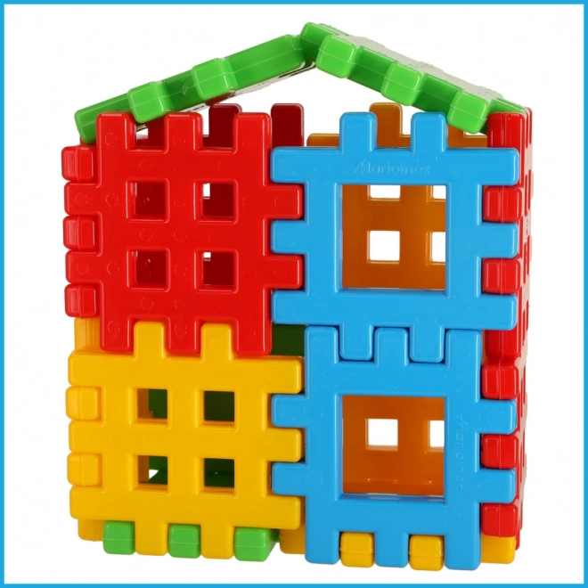 Blocs de construction colorés Wafle Marioinex - 48 pièces
