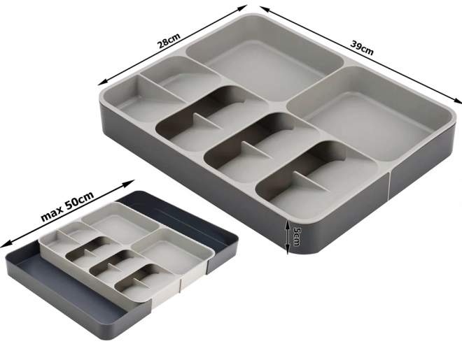 Organisateur pour ustensiles de cuisine dans une boîte de rangement