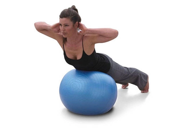 Balle de gymnastique avec pompe