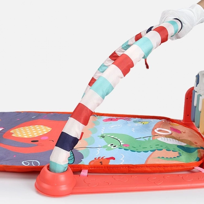 Tapis éducatif pour tout-petits avec piano - vert, modèle II