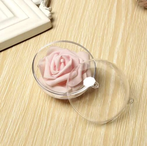 Décorations transparentes 10cm - ensemble de 5 pièces Ruhhy 22276