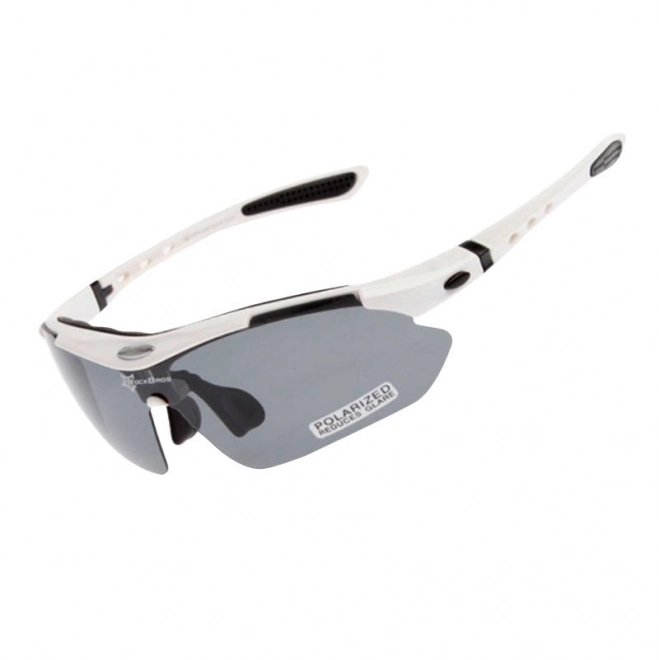 Lunettes de cyclisme photochromiques Rockbros 10142 (blanches)