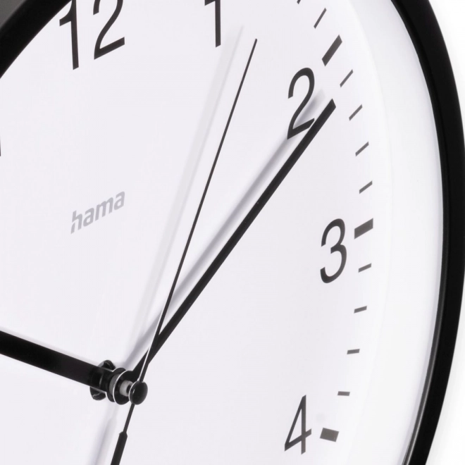 Horloge murale Elba 25 cm noire