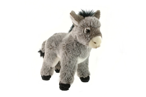 Âne en peluche 30 cm