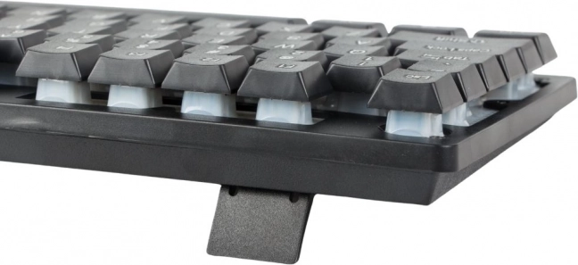 Clavier de jeu avec interrupteurs à membrane silencieux et rétroéclairage RVB