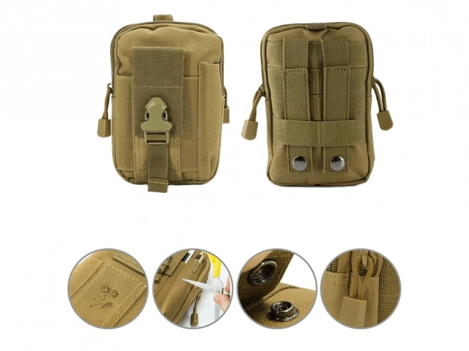 Sac tactique de ceinture - beige