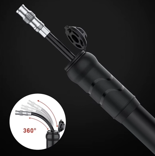 Pompe à vélo manuelle avec support Trizand