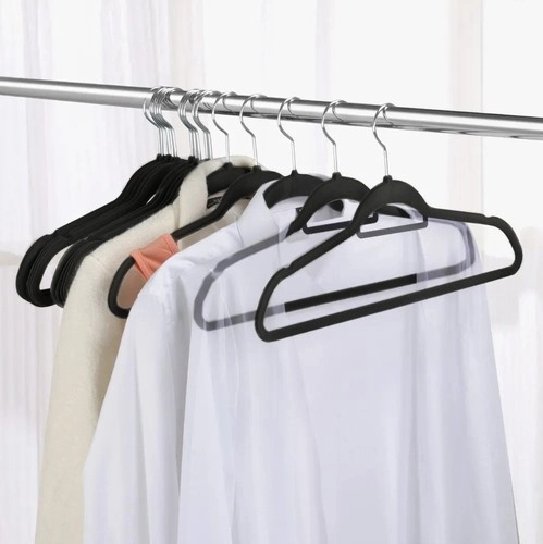 Porte-manteaux 20pcs - Noir Ruhhy 22536