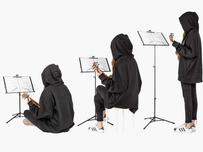 Support de partitions avec structure pliable réglable 130 cm