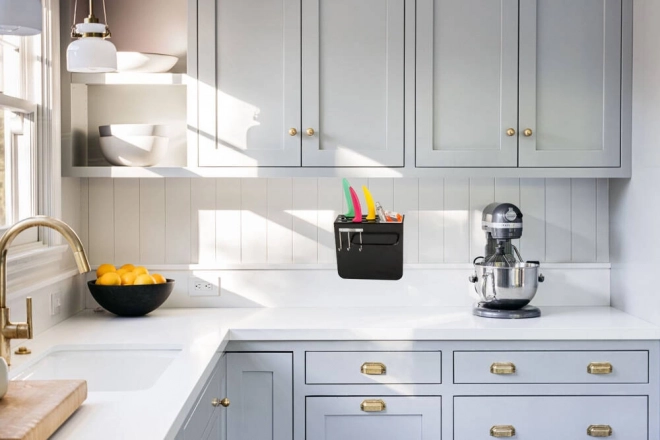 Organisateur de cuisine pour couteaux en métal