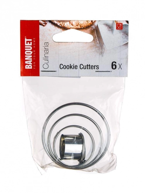 CULINARIA Ensemble d'emporte-pièces Ronds 6pcs