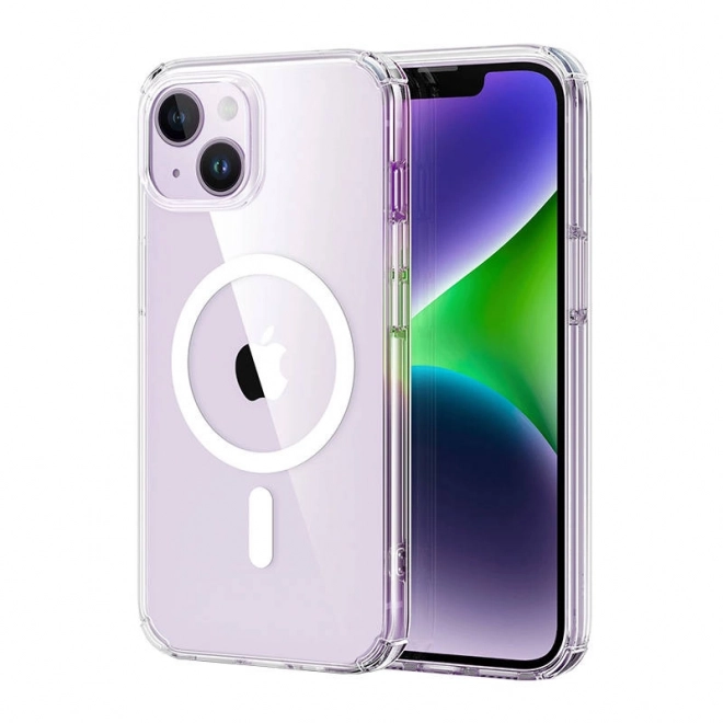Coque ESR Krystec transparente pour iPhone 14 Plus avec MagSafe