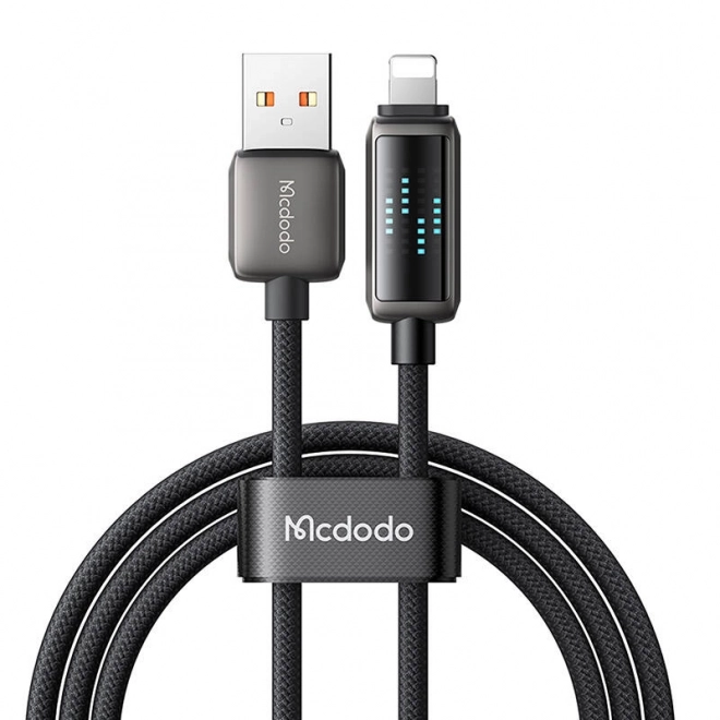Câble USB-A vers Lightning Mcdodo avec affichage LED 1,2 m