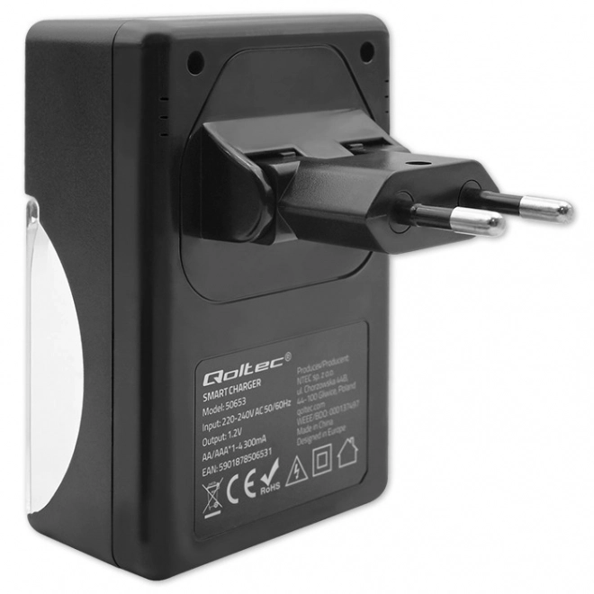 Chargeur pour batteries Ni-MH R03/AAA R6/AA