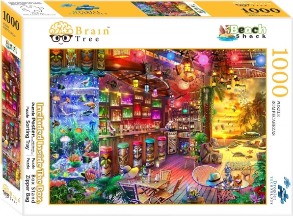 Puzzle Brain Tree bar de plage 1000 pièces