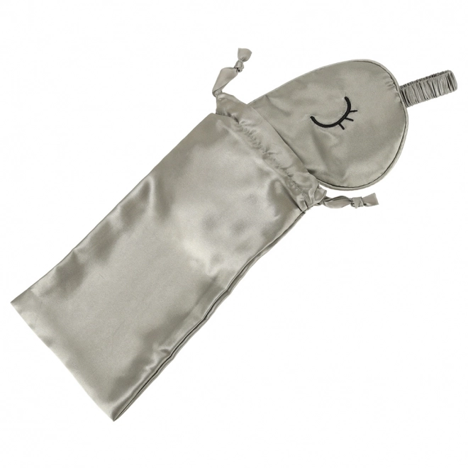Masque de sommeil avec étui gris