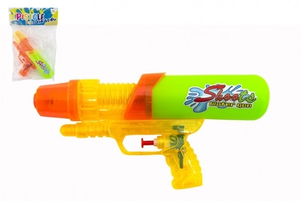Pistolet à eau en plastique 24 cm - 2 couleurs