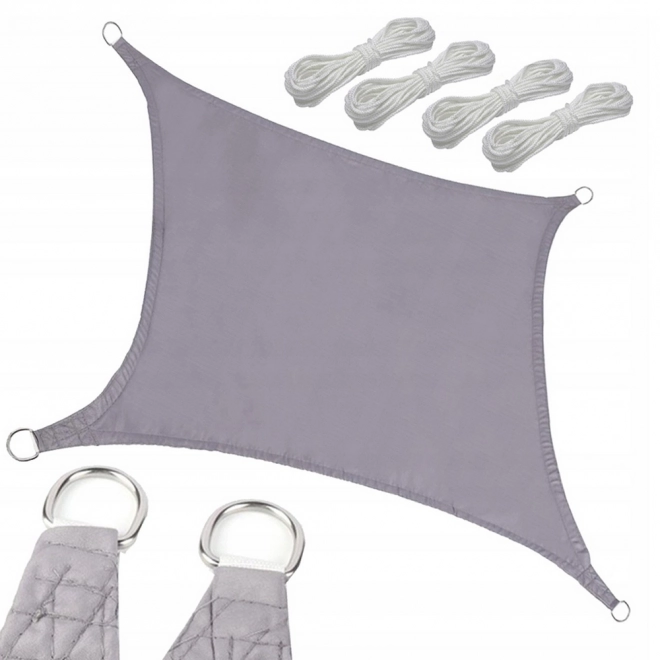 Bâche de jardin grise 4x3m