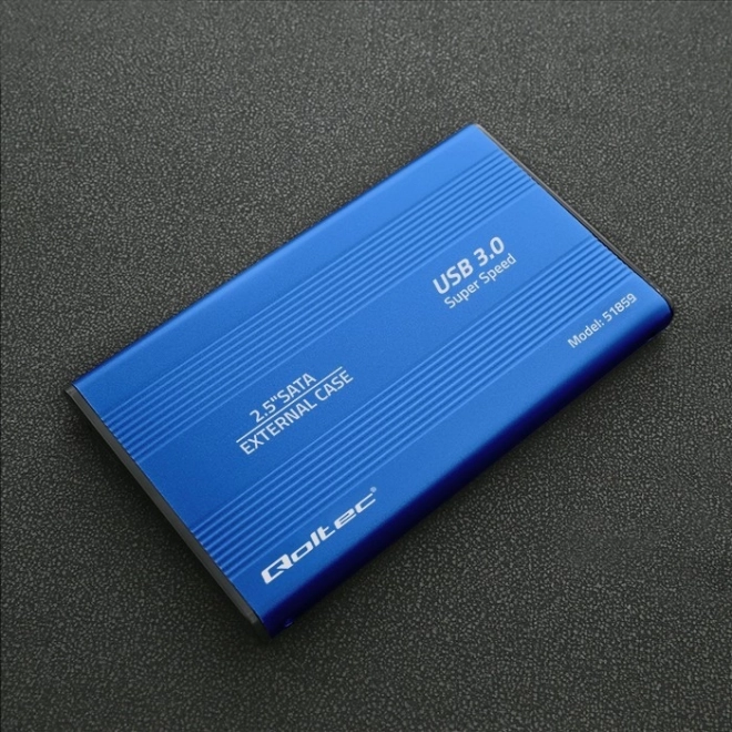 Boîtier externe pour HDD/SSD 2,5" SATA3 USB 3.0 Bleu