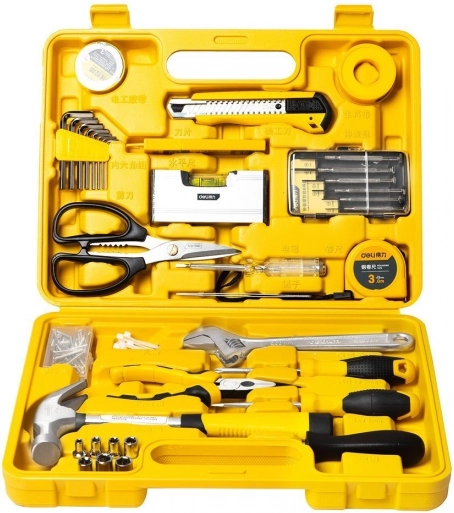Set d’outils pour la maison 38 pcs Deli