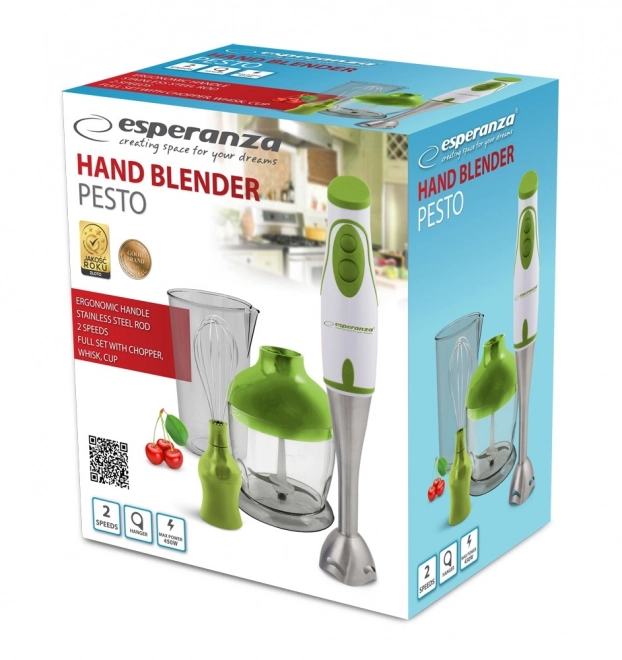 Mixeur manuel Pesto vert