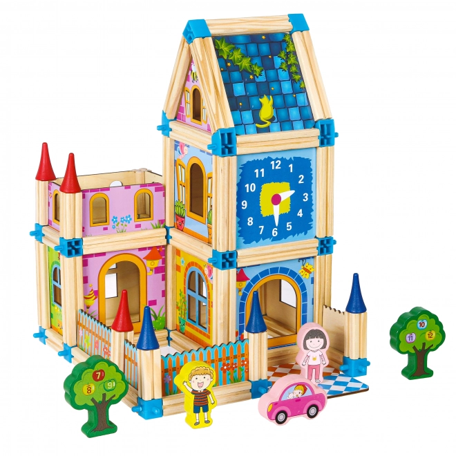 Blocs de construction en bois 6 en 1