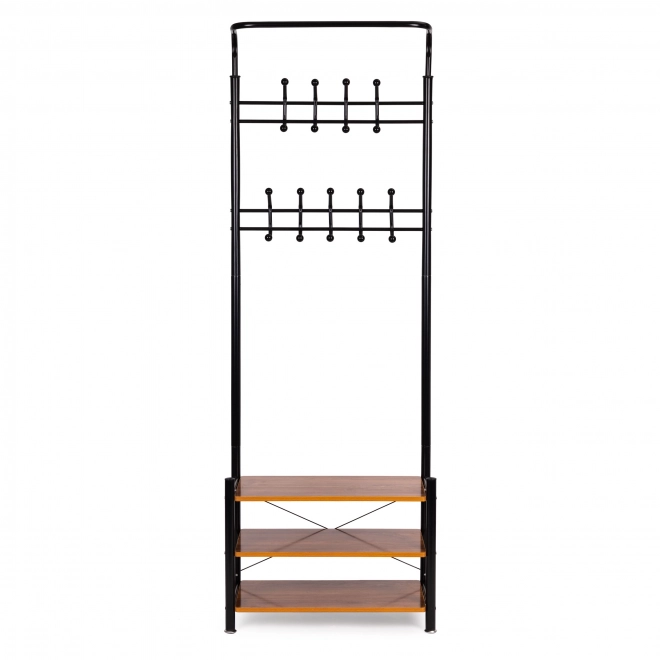 Portemanteau sur pied avec étagères ModernHome