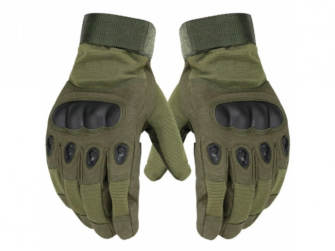 Gants militaires tactiques avec protection des articulations verts XL