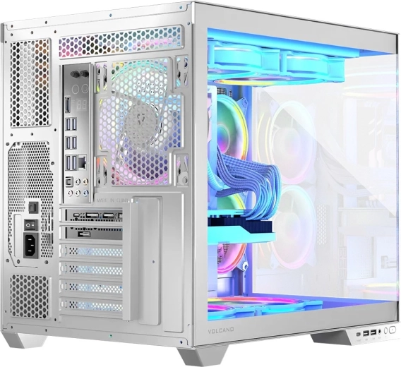 Vitrine panoramique en verre trempé